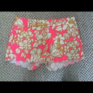 Julie Brown floral shorts, size 2